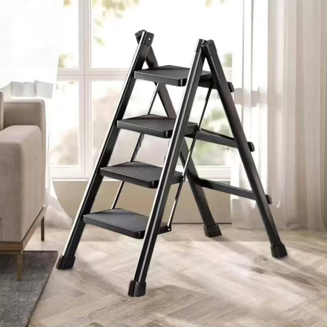 Portable folding ladder