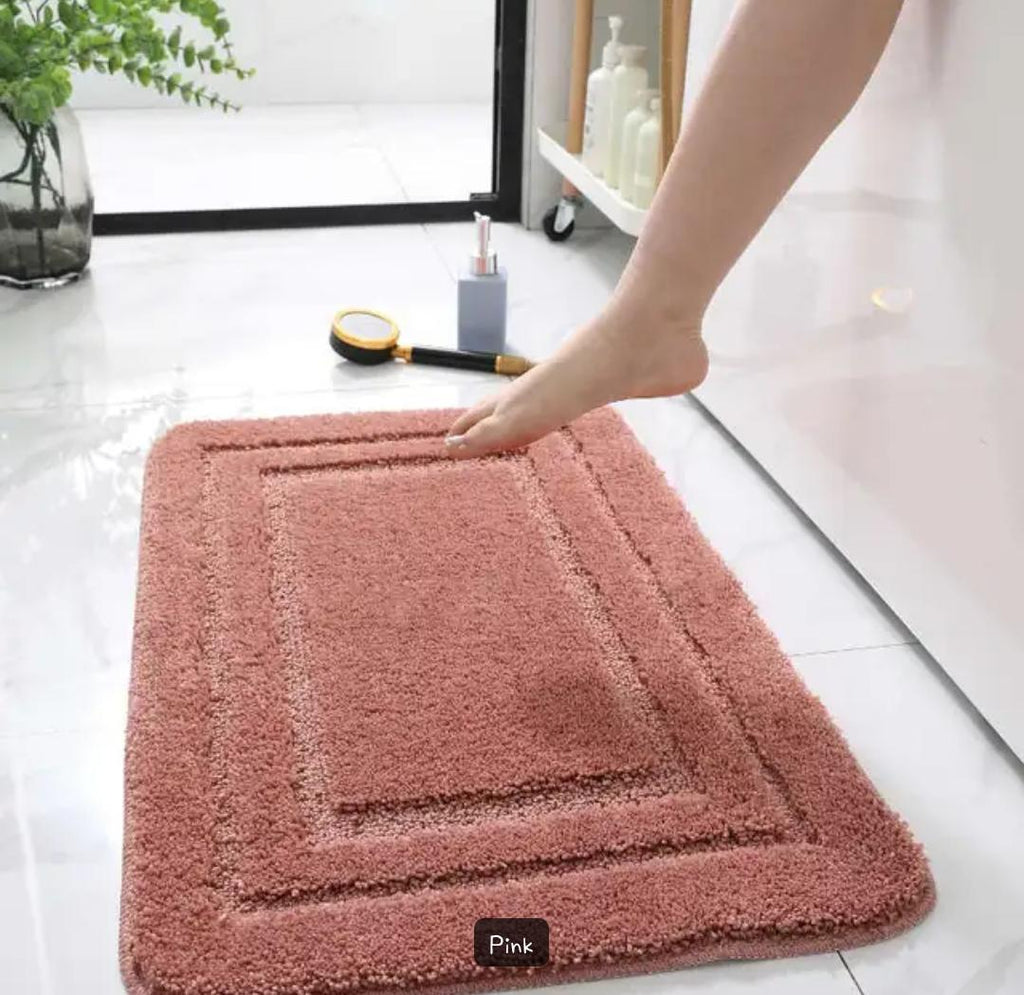 Bathroom door mats