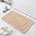 Flocking bathroom mat