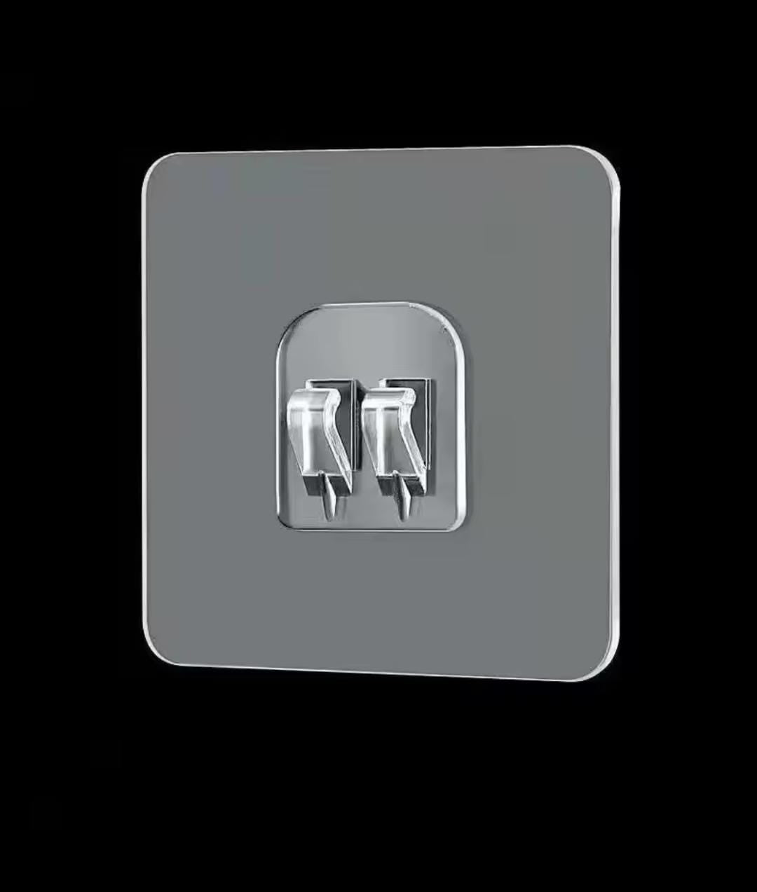 Clear self adhesive hook