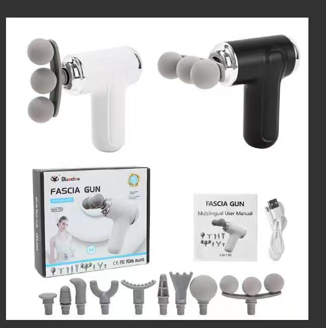 ✨ 9 in 1 Deep tissue massage gun-powerful full body pain relief