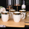 Gold Detail Tea Mugs