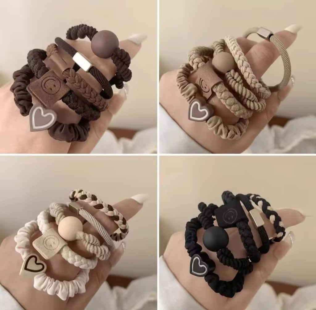 2pcs Baby Girls Fashion Bow Tie Rubber