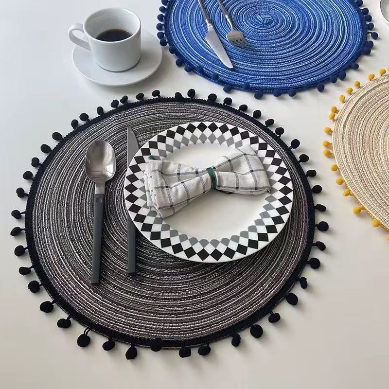 ✨6pcs Round Table Placemats
