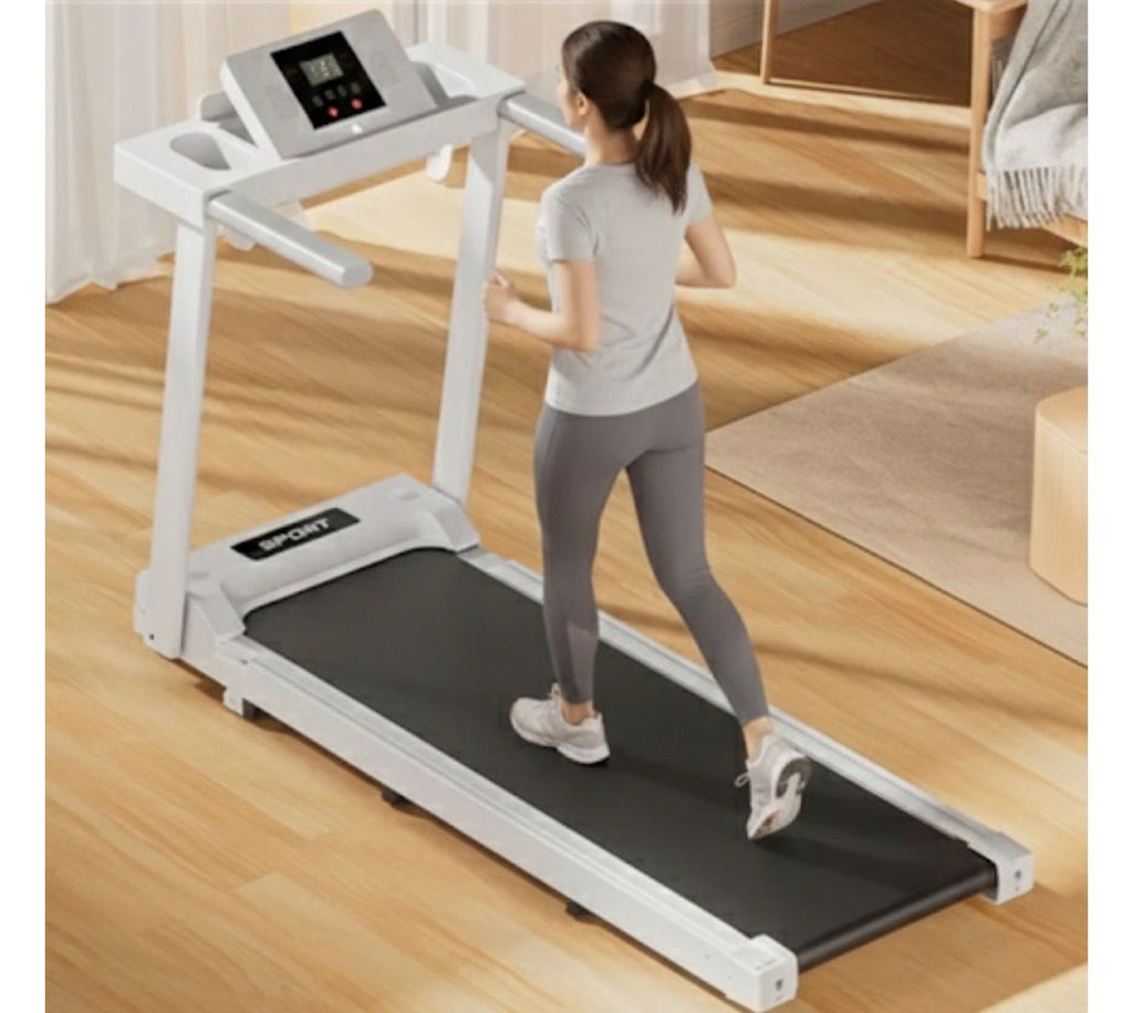 New Foldable Walking Pad / Treadmill With Bluetooth connectivity, manual incline option, and safety hand bars