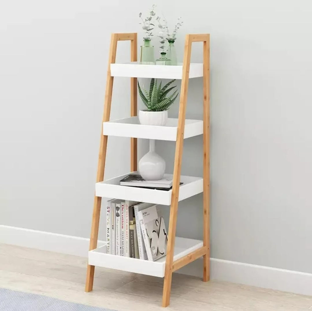 Wood  Storage Display Shelf Wood Storage Rack / Home Office Bookshelf/Plant Flower Stand