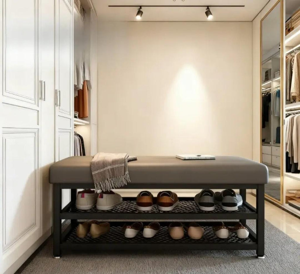 Entry way shoe rack