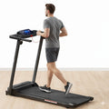 New Foldable Walking Pad / Treadmill With Bluetooth connectivity, manual incline option, and safety hand bars