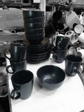 24pcs ceramic marble dinner set