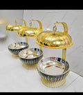 8.OL Round Chaffing Dish Hanging Buffet Food warmer.