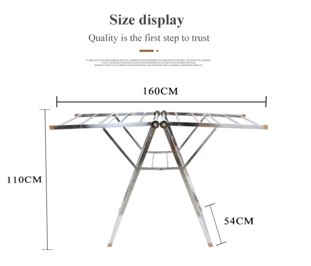 Stainless steel Portable Cloth Drying rack