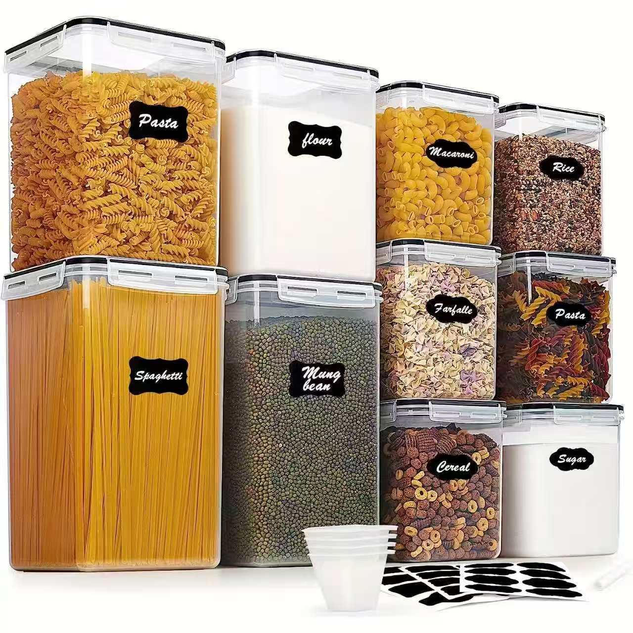 10pcs Food / Cereals Storage Containers