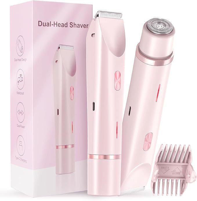 2 in 1 Rechargeable dual head shaver with smoothener
